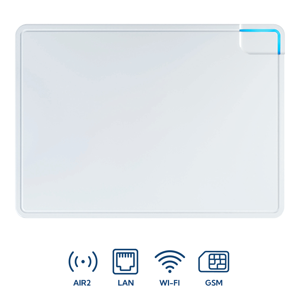 PrimeX – con conectividad LAN, Wi-Fi, GSM/LTE y receptor via radio Air2-BS200X integrado