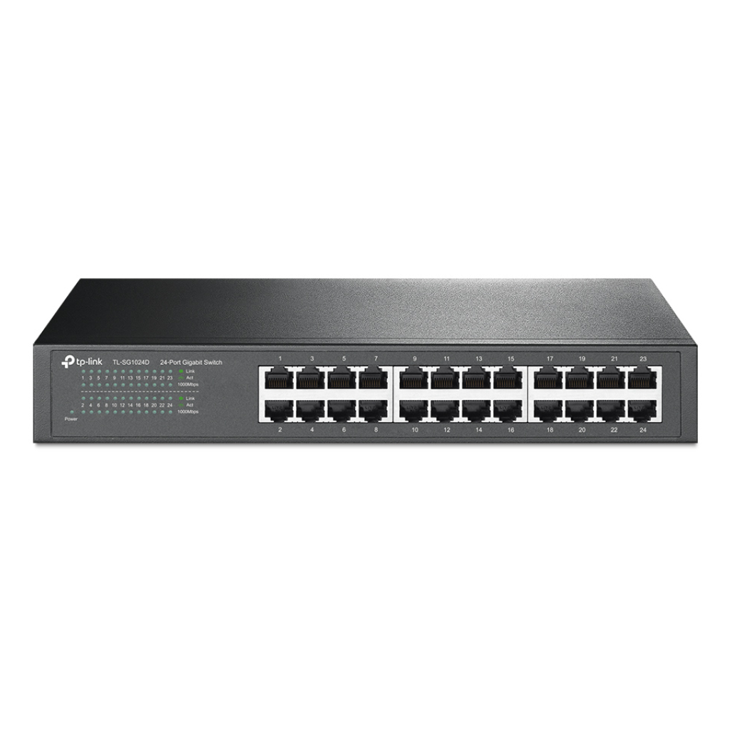 Switch 24 puertos Gigabit No_Gestionable plug and play