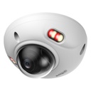 Domo IP H265 6M WDR Iluminación Dual LED30m/IR30m 2.8mm IK10 IP67 PoE MIC AUDIO E/S AI