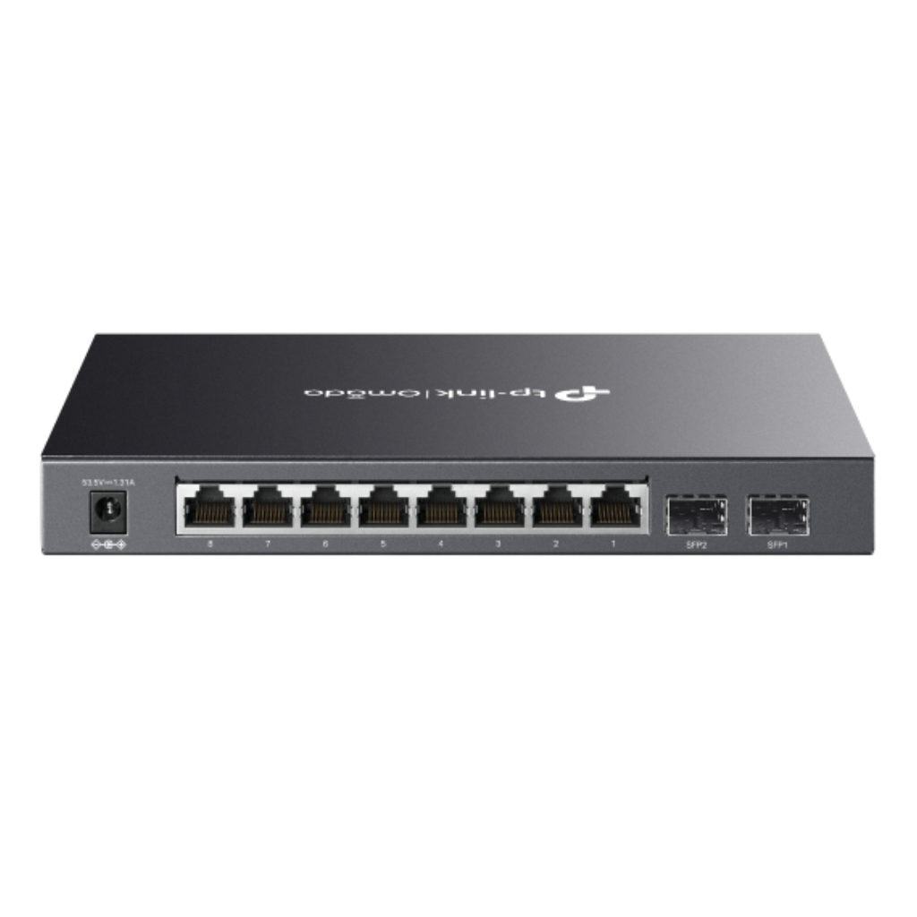 Switch Omada Smart de 10 puertos Gigabit, con 8 puertos PoE+