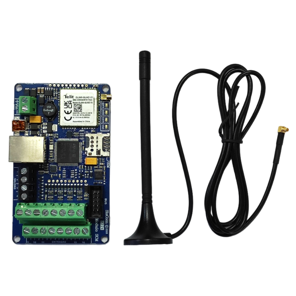 Transmisor 4/5G NB,Ethernet,Wifi,2E/2S (ampliable), 12/24V