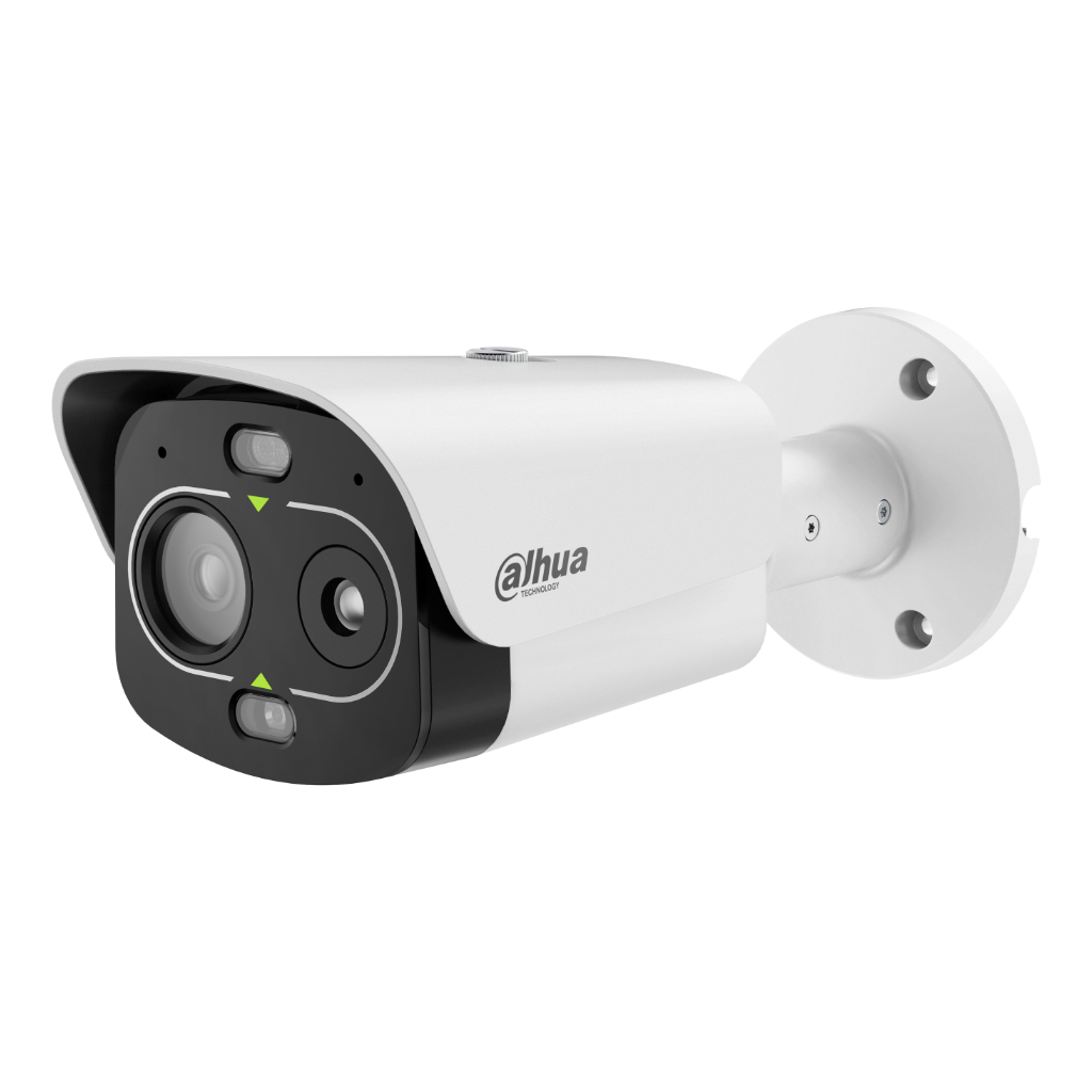 Cámara Térmografica IP DUAL 256x192 3.5mm + 4M 4mm IP67 IK10 12-24Vdc PoE AUDIO E/S