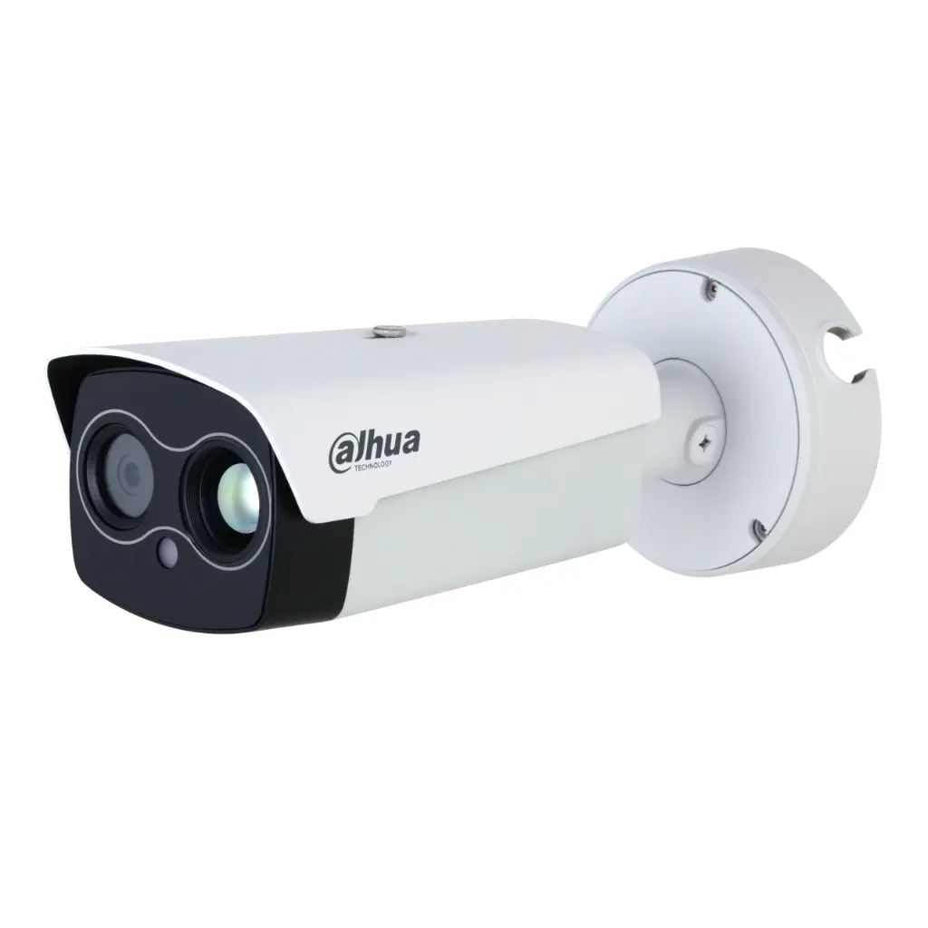 Cámara Híbrida IP Termográfica 400x300 13mm + 4M 6mm IP67 IK10 12-24Vdc PoE AUDIO E/S