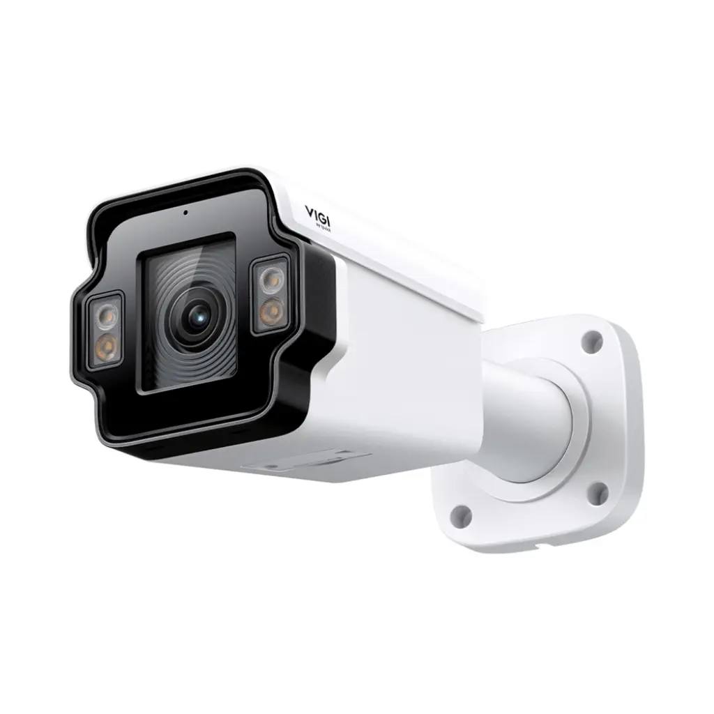 Bullet IP VIGI LPR 4MP H265+ WDR 2.7-13.5mm 5x IP67 IK10 ONVIF SD Audio Mic E/S PoE