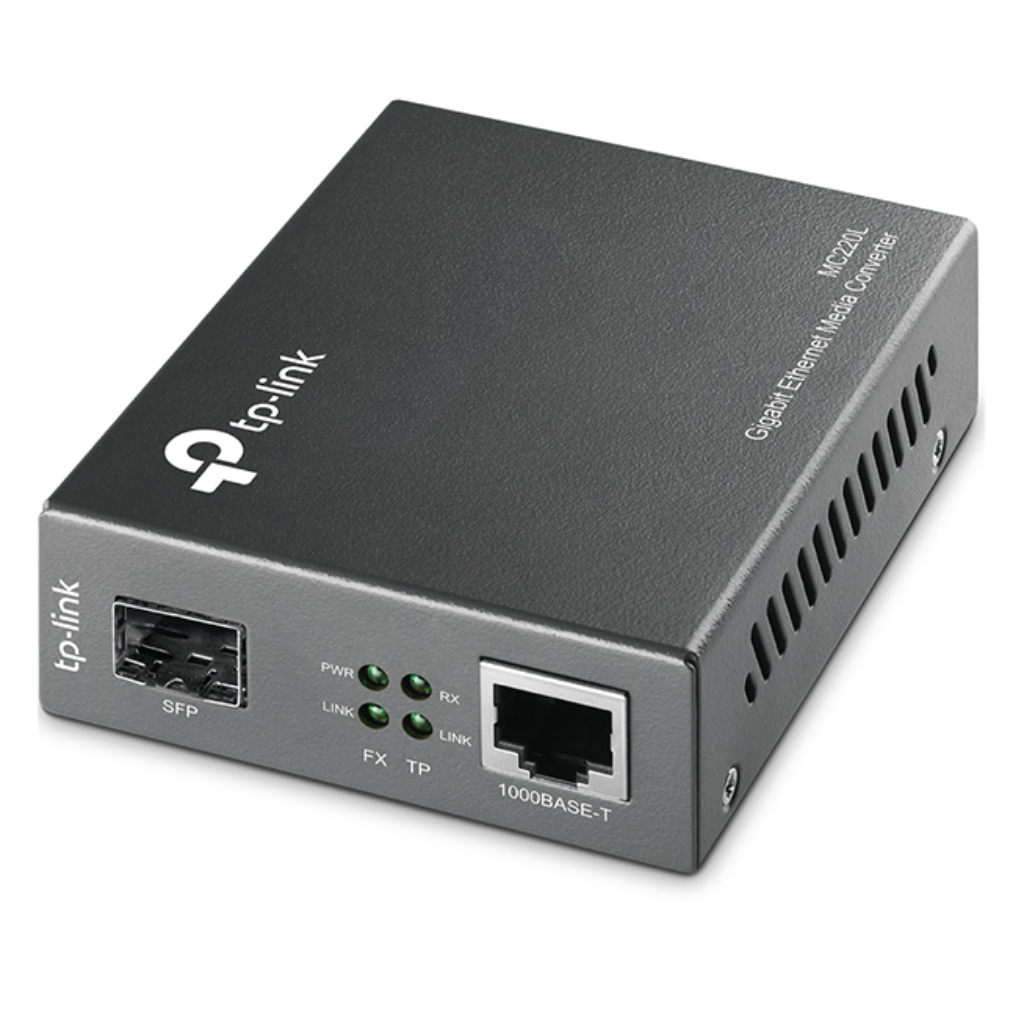 Conversor de medios Gigabit Ethernet