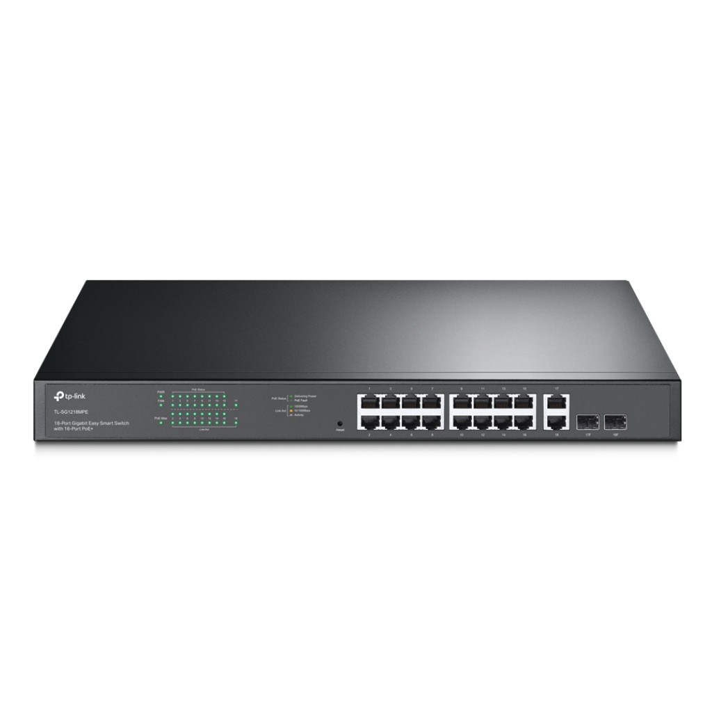 Switch Easy Smart de 18 Puertos Gigabit con PoE+ en 16 puertos