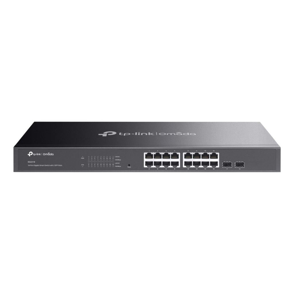 Switch Omada Smart de 16 puertos Gigabit, con 2 puertos SFP