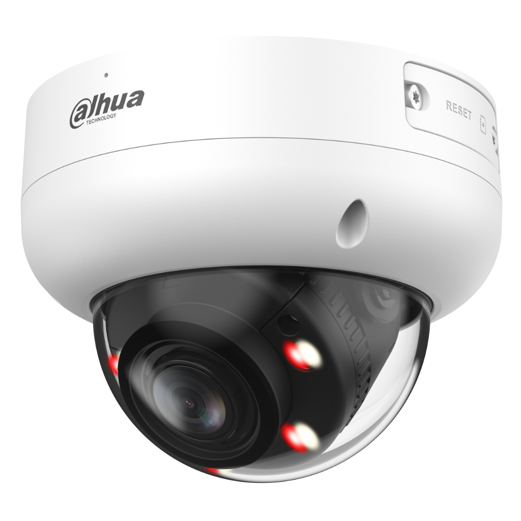 Domo IP 6M H265 FULL COLOR WDR Iluminación Dual LED50m/IR50m 2.7-13.5mm IP67 IK10 PoE MIC AUDIO AI