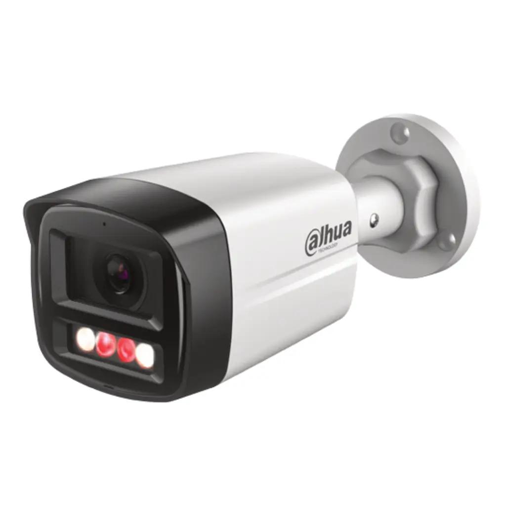 Dahua Lite - Tubular IP H265 2M dWDR Iluminación Dual LED30m/IR30m 2.8mm IP67 PoE MIC AI  (detección humana)