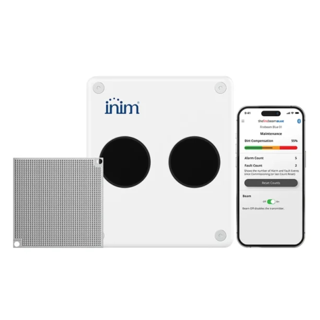 Detector de humo óptico lineal de 5m-70m con Bluetooth para App