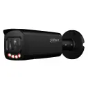 Tubular IP 8M H265 FULL COLOR WDR Iluminación Dual LED60m/IR60m 2.7-13.5mm IP67 PoE AUDIO MIC E/S AI. Color negro