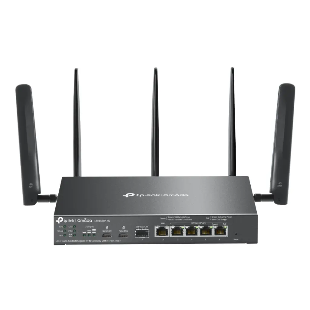 Router Omada VPN 4G LTE WI-FI 6 AX3000