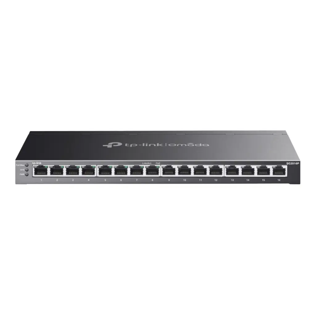 Switch gestionable OMADA gigabit 16 puertos (8 POE+ 120W)