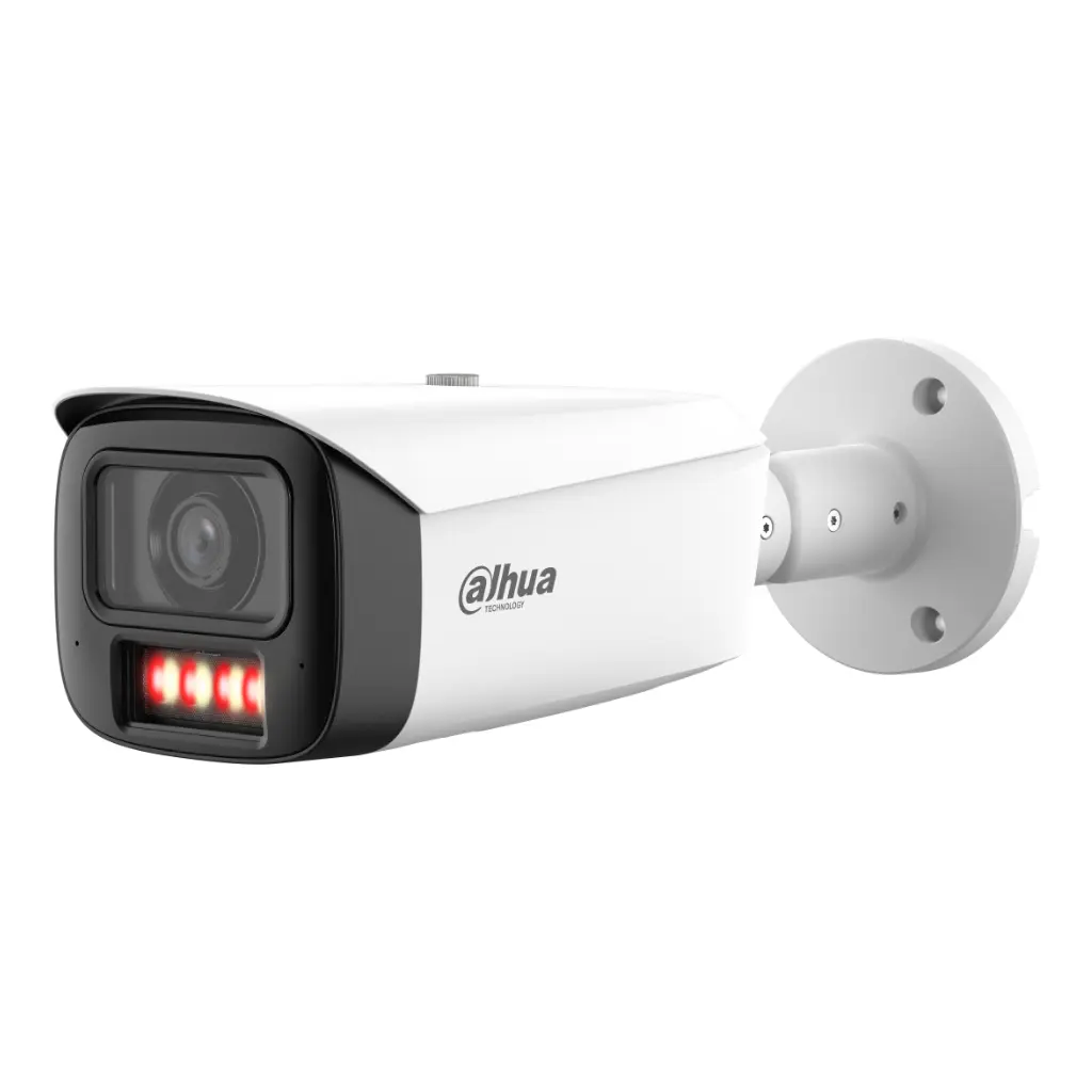 Tubular IP WizColor PRO H265 8M WDR130dB Iluminación Dual LED60m/IR80m 3.6mm IP67 IK10 PoE AUDIO DUALMIC/Altavoz E/S AI