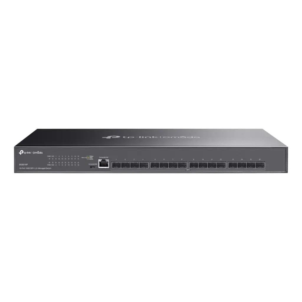 Switch Omada L2+ de 16 puertos SFP+ a 10G