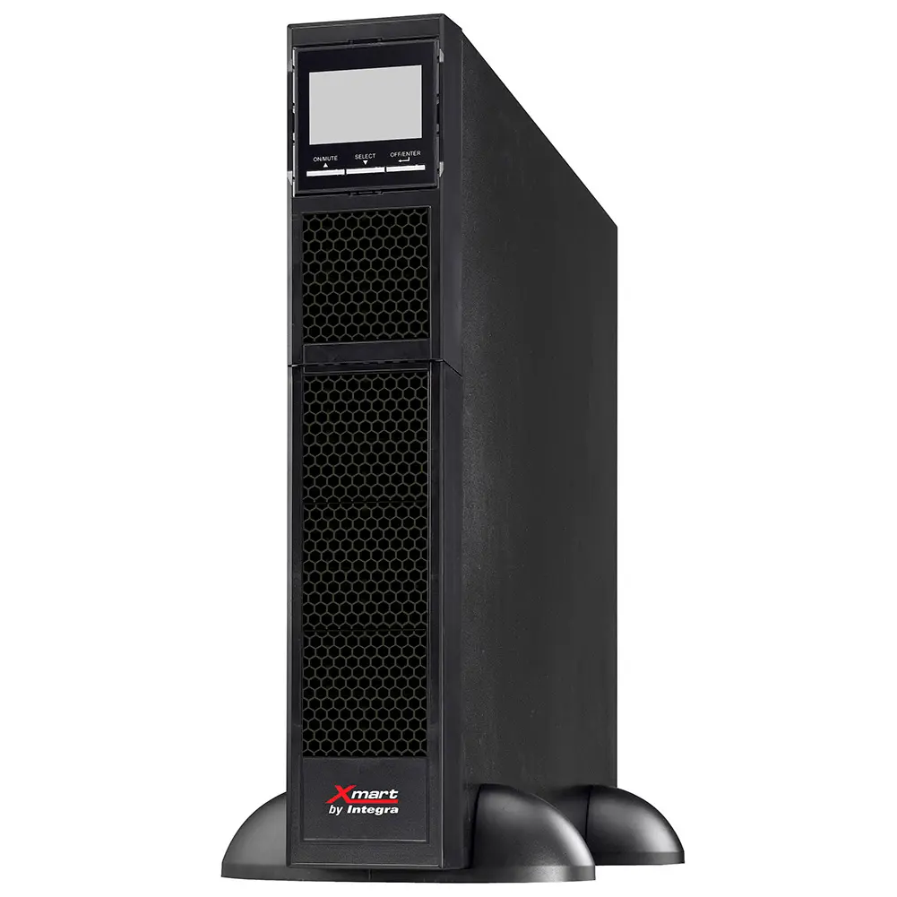SAI Online Doble Conversión Mono 2KW 230V PF 1.0 4*Schuko 48VDC/GREY (1.5A Chgr) Torre/Rack