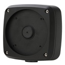 Caja conexiones impermeable cuadrada con anclaje circular en 4 puntos para IPC-MFW5241T2-E3-ASE-B. Color Negro