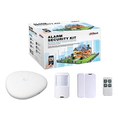 Kit Alarma IP WiFi - 1 Alarm Hub + 1 detector PIR + 1 contacto + 1 mando  
