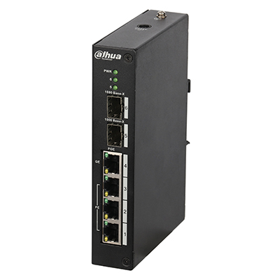 Switch Rango Temp Extendida PoE 3 puertos 10/100 + 1 puerto Gigabit + 2SFP 120W 802.3at Gestionable Layer2