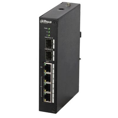 Switch Rango Temp Extendida PoE 3 puertos 10/100 + 1 puerto Gigabit + 2SFP 96W No_Gestionable Layer2