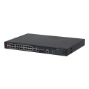 Switch PoE 2.0 24 puertos 10/100 + 2 Combo Gigabit RJ45/SFP Uplink 240W Manejable Layer2