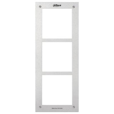 Cadre externe pour 3 modules d'entrée de porte vidéo Dahua