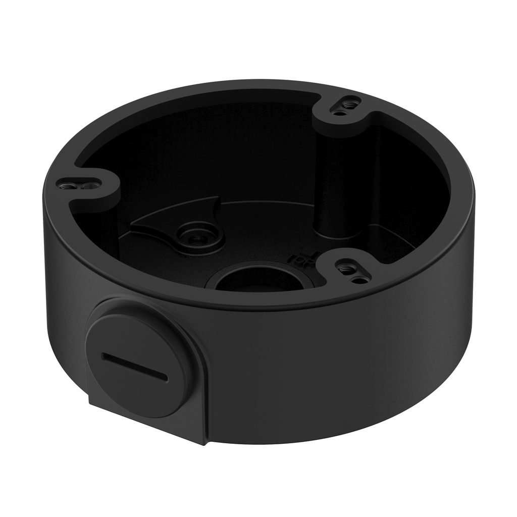 Caja de conexiones para IPC-HFW1/3/5 y HAC-HFW1/2/ME1 con anclaje en 3 puntos Color Negro