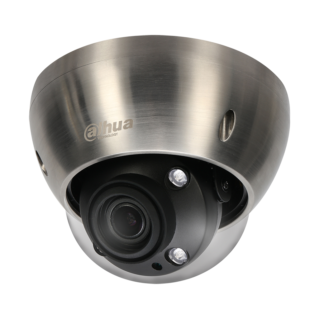 Domo IP H265 2M DN SMART WDR 120dB Starlight IR50m 4.1-16.4VFM IK10 IP67 PoE+ AUDIO E/S Anticorrosión