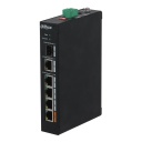 Switch PoE 2.0 4 puertos 10/100 +1RJ45 Uplink Gigabit +1SFP Uplink Gigabit 60W Layer2