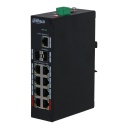 Switch PoE 2.0 8 puertos Gigabit +2SFP Uplink +1RJ45 Uplink Gigabit 120W Layer2
