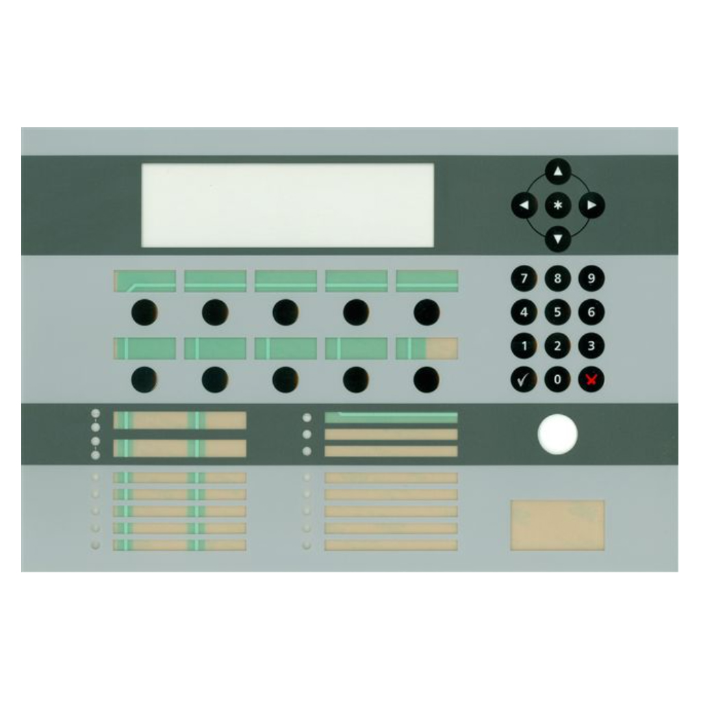 Membrana con teclado Frontal para central ID3000