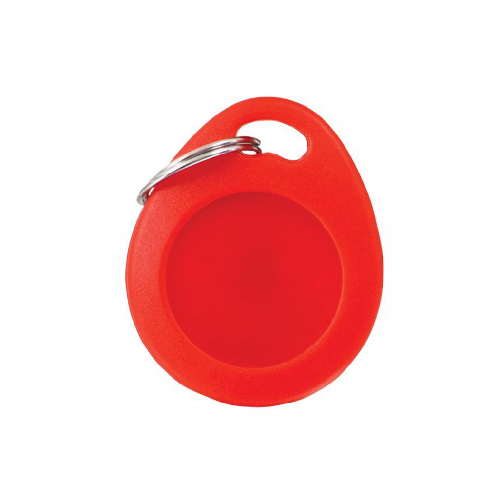 Llavero de plástico para lectores de proximidad de la serie nBy. Color Rojo