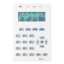 Teclado LCD. 4 leds. 1 terminal I/O. Sensor de luminosidad. Para centrales PRIME. Color Blanco