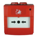 Pulsador de alarma analógico con aislador. IP67