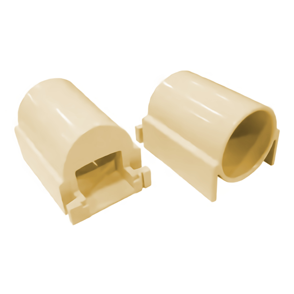 [BA1AP-IV] Accesorio adaptador de la base B501AP-IV para tubos de 18 y 20mm de diámetro exterior. Color Marfil
