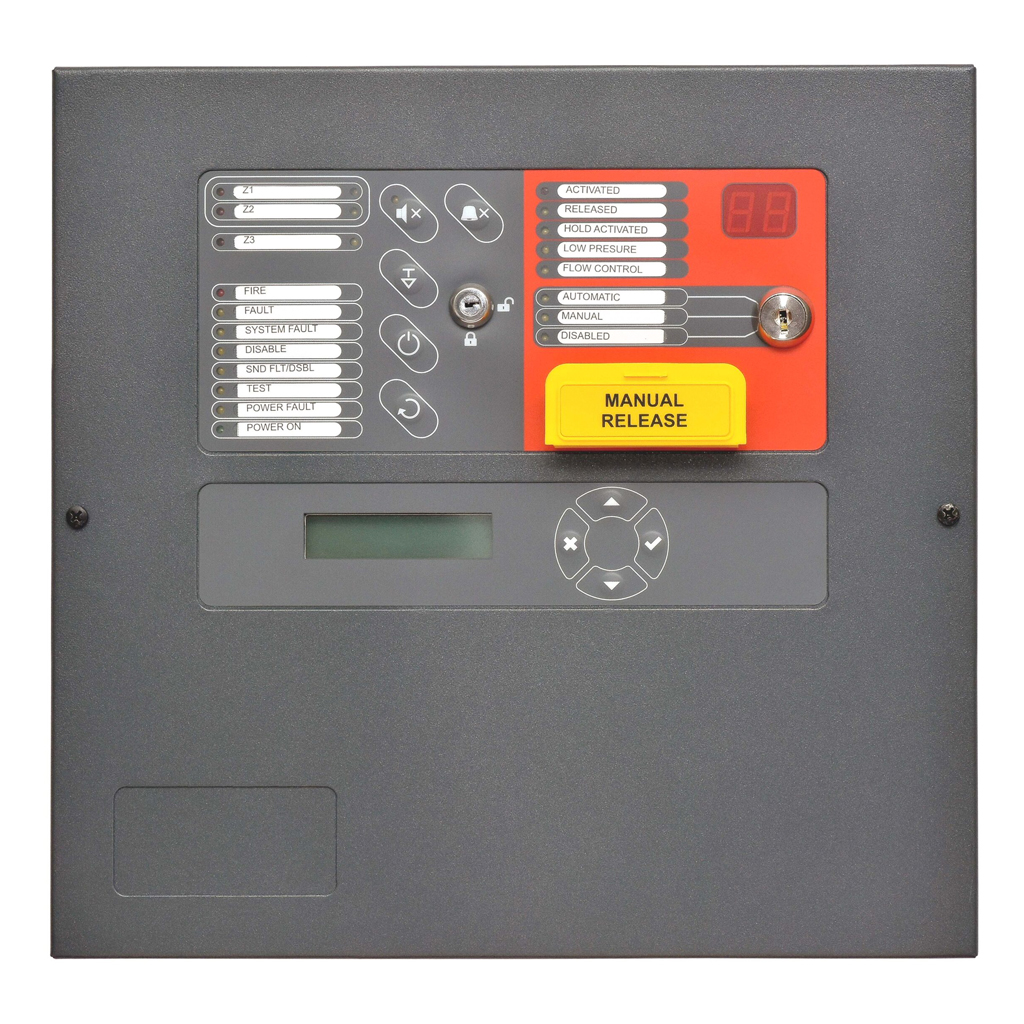 [IVY-EX] Conventional fire extinguishing panel; 2 zones for ...