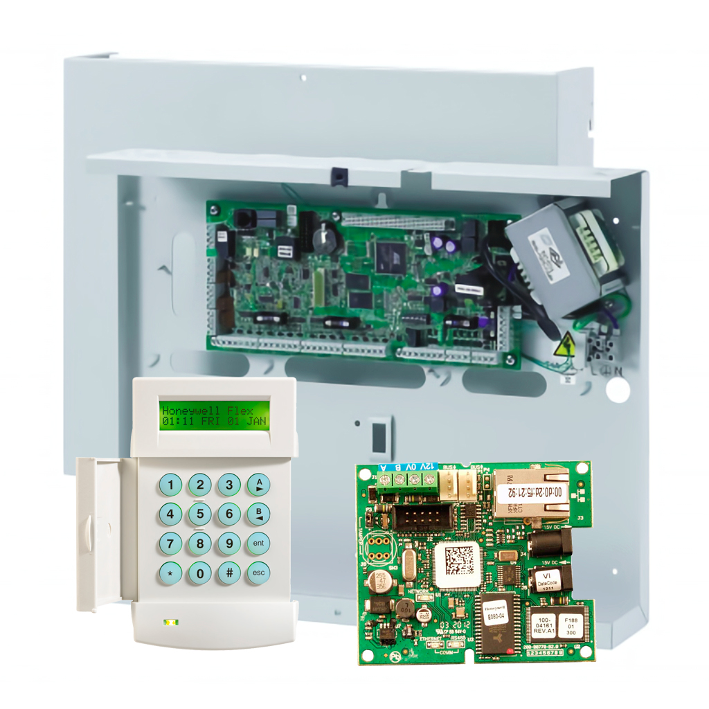 [C048-D-E1-KPDI] Kit Central Galaxy Dimension 16 a 48 zonas, Teclado MK7 y Módulo IP. Grado 3