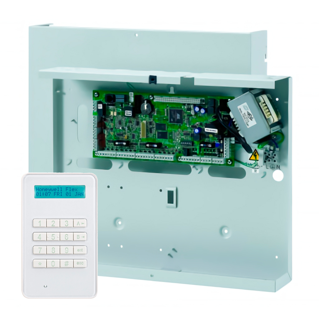 [C048-D-E1-PROX] Kit Central Galaxy Dimension 16 a 48 zonas y Teclado MK8 con lector de Proximidad. Grado 3