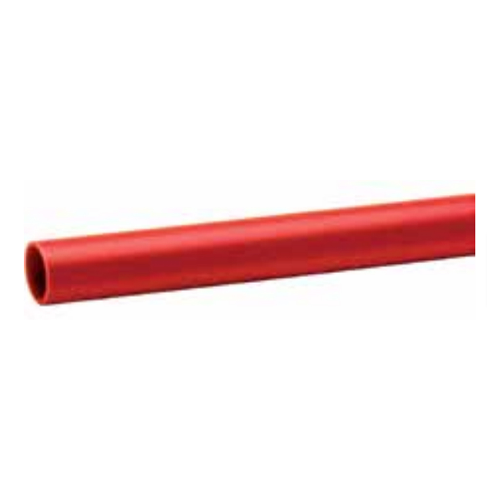 [530-TUB-V0] 30 metros de tubería de muestreo ABS libre de halógenos IGNÍFUGO V0. Pack 10 tubos de 3m. Color rojo