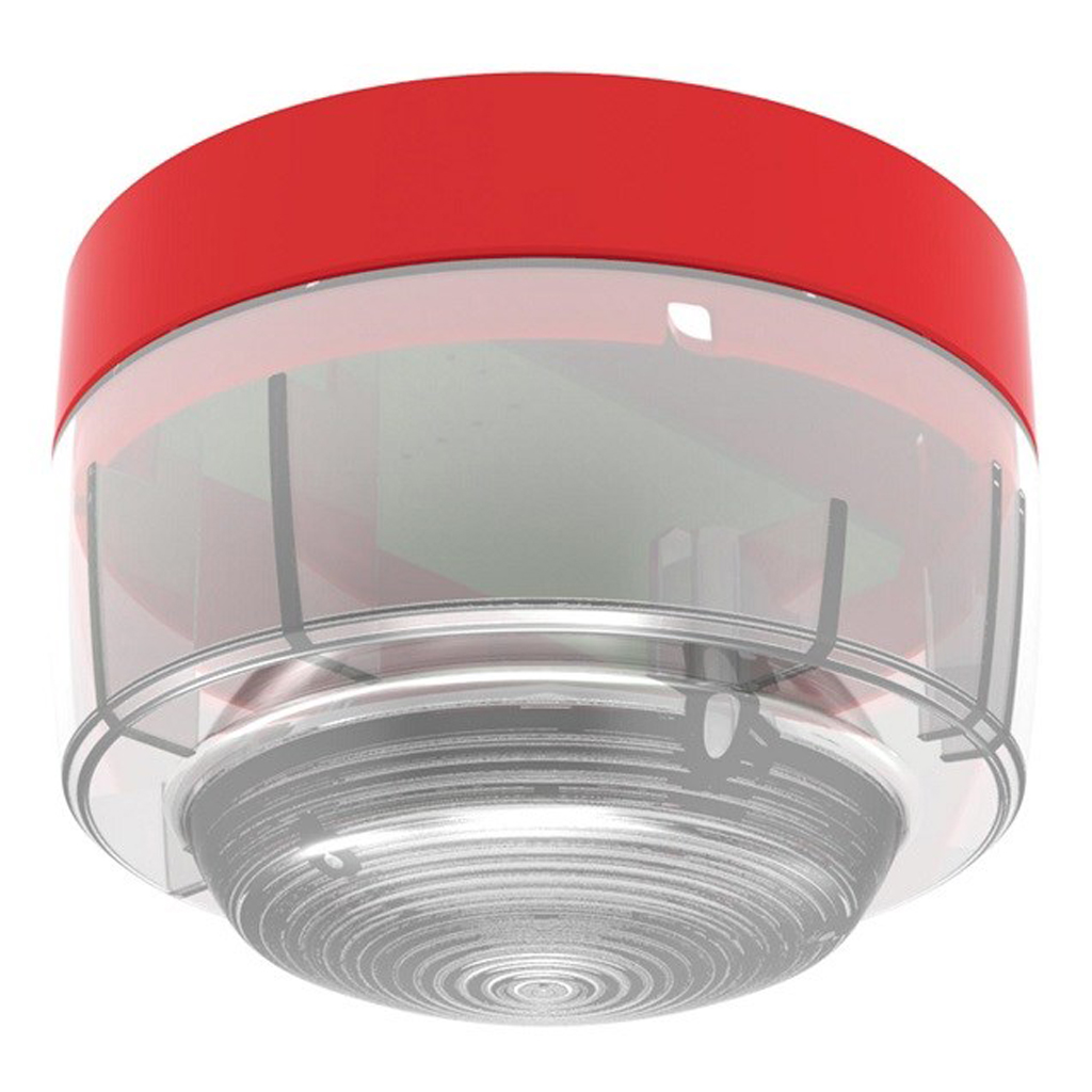 [CWST-RW-S5] Flash con base estándar de color rojo EN54/23