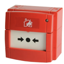 Pulsador manual de alarma estanco vía radio en red Mesh de Agile. Incluye 4 pilas CR123A
