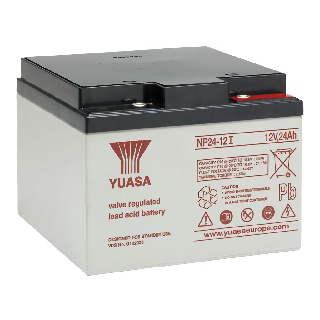 [PS-1224] Batería de 12V. Capacidad 24Ah. Conexión mediante tornillo M6