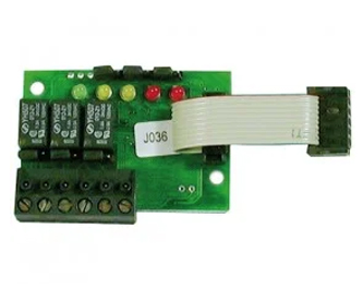 [STS3REL] Tarjeta de 3 relés para detectores SMART3 GC y SMART3NC. Relés a 12 o 24Vdc