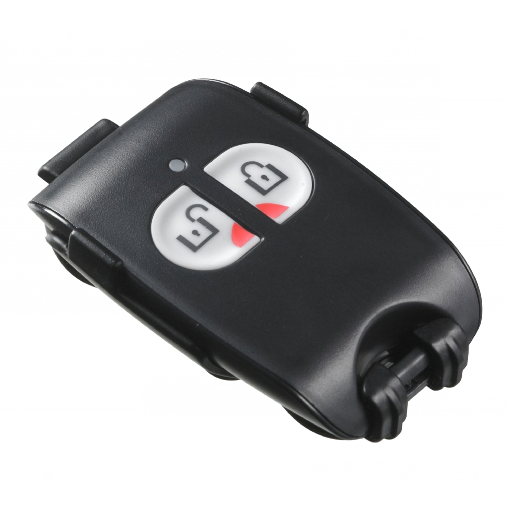 [PG8949] Llavero Emisor. 2 botones. Incluye clip cinturón, llavero y correa. Pila CR2032 incluida. Grado 2.