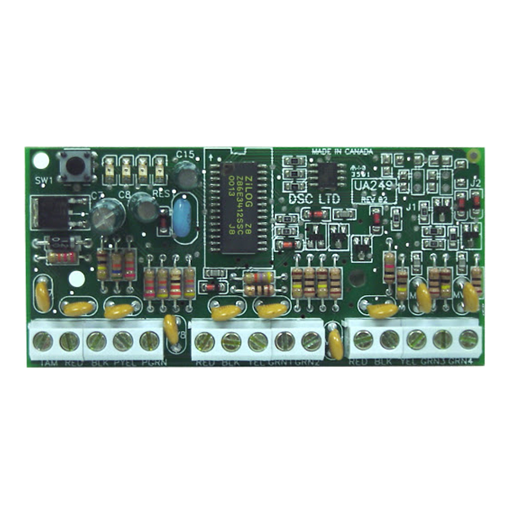 [PC5320] Módulo Receptor Ví­a Radio. Hasta 4 módulos pueden ser conectados a una central. Grado 2