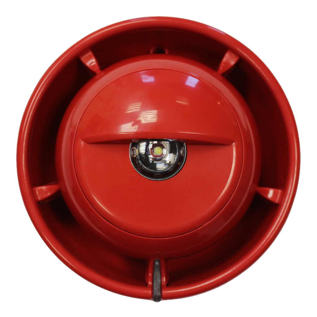 [SC-32-0120-0001-99] Sirena SmartCell Roja y Flash de Pared (VAD Blanco)