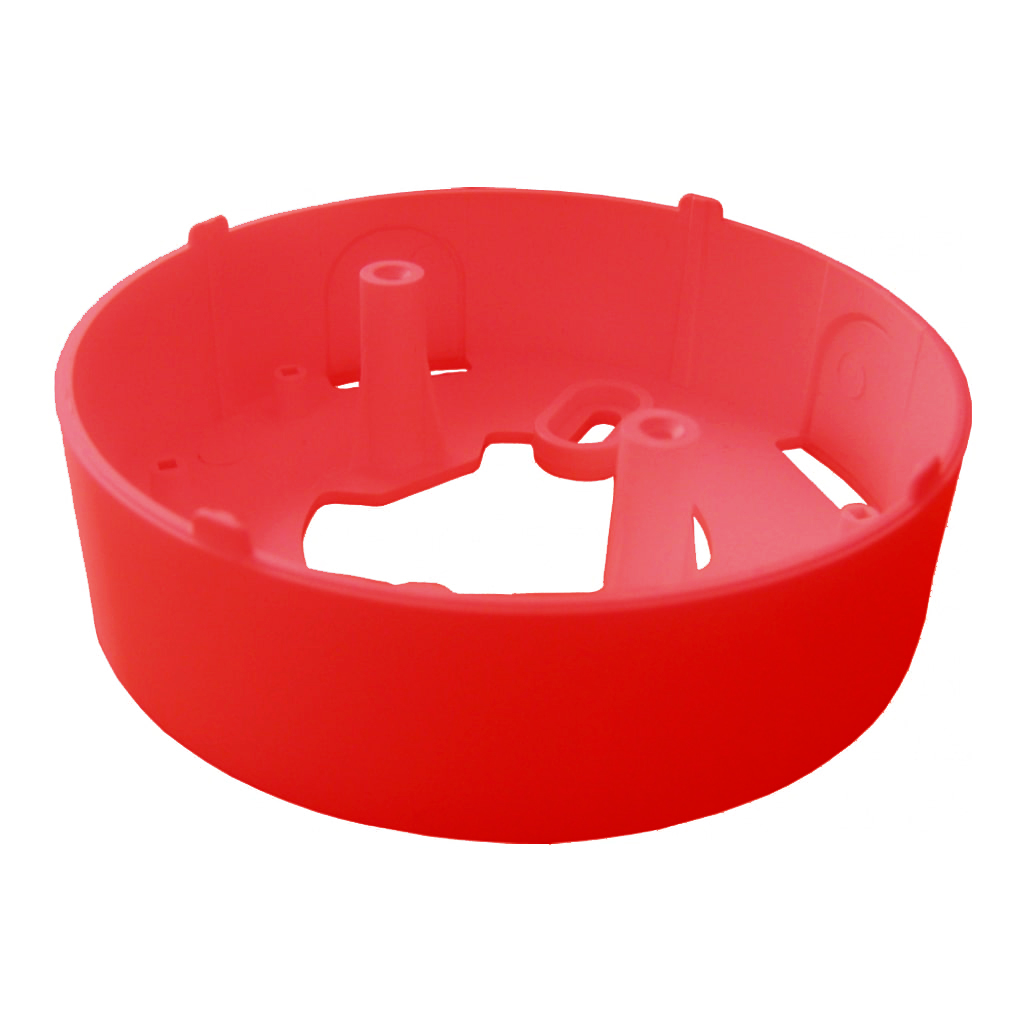 [SensoMAG-DBR] Suplemento para base en su instalación con tubo visto color rojo