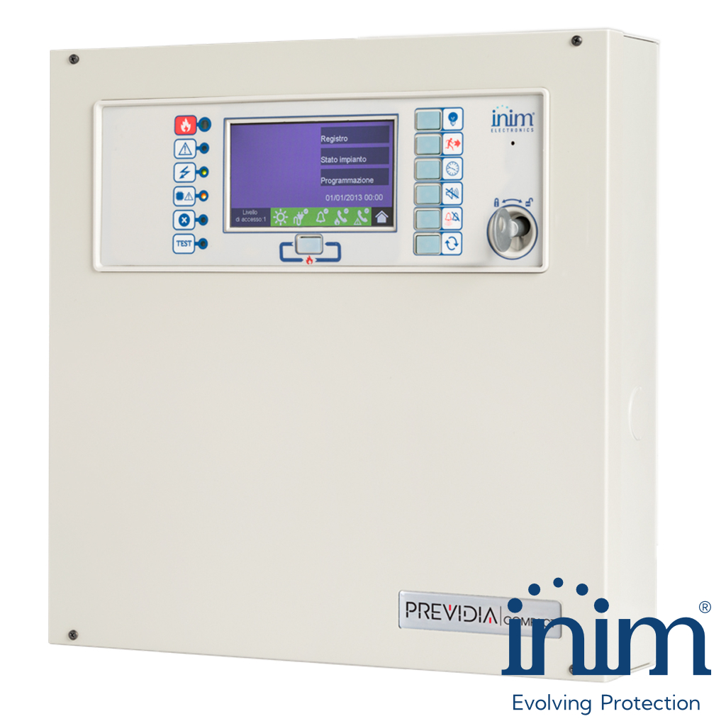 [PREVIDIA-C050SG] Central analógica de 1 lazo no ampliable de 64 puntos. Color gris