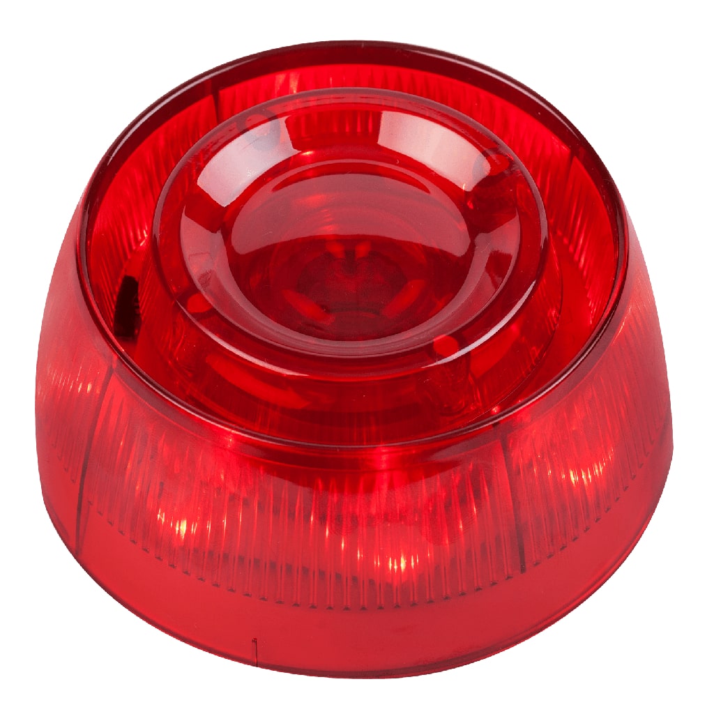 [SensoIRIS-WS] Sirena con flash. Color rojo. Requiere base standard no incluida