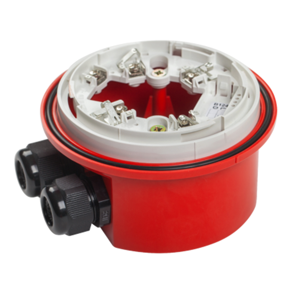 [SensoIRIS-WSB] Base profunda SensoIRIS WSB IP65 compatible con sirenas de pared SensoIRIS, EN 60529